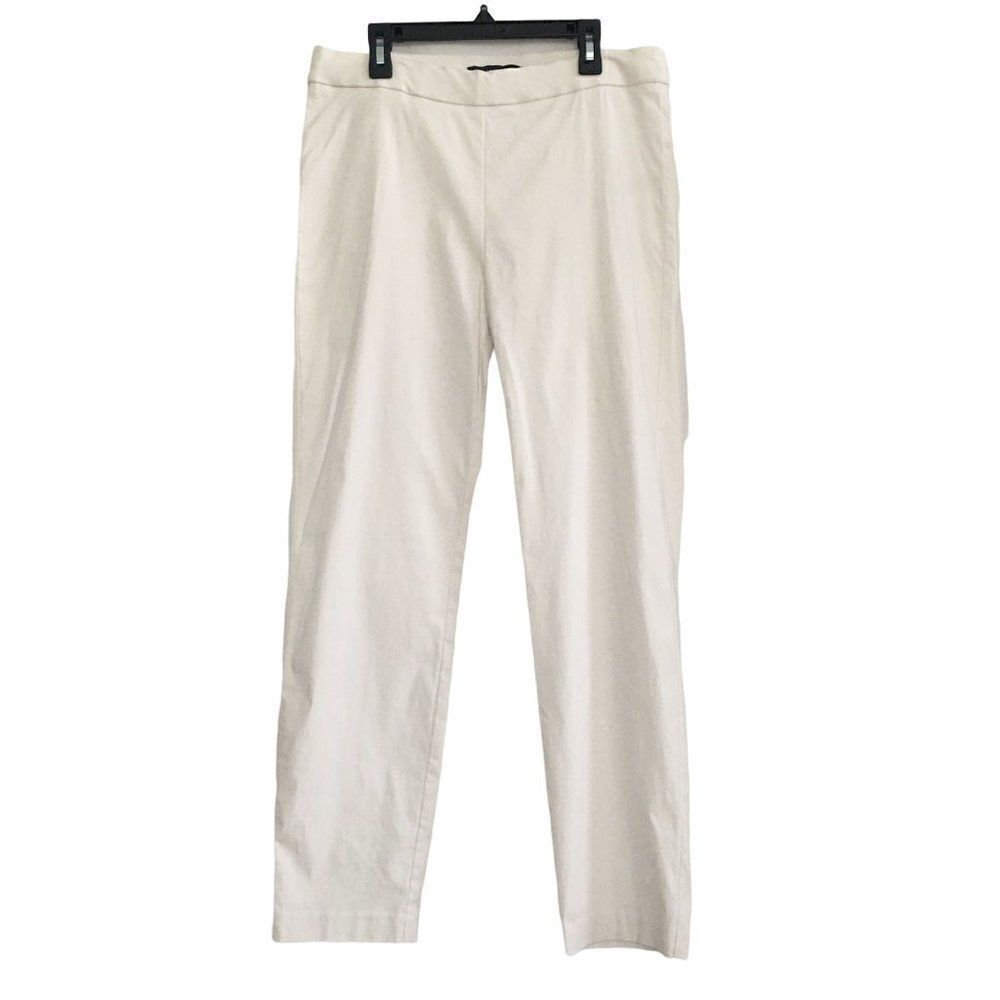 Ellen Tracy womens white stretchy  pants